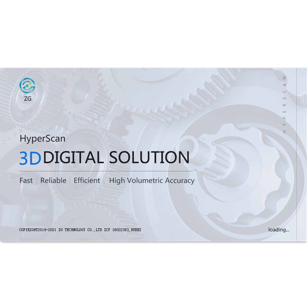 HyperScan 3D-Software für 3D-Scannen mit optischer Verfolgung und Hand-KMG-Messung